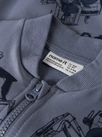 NAME IT Sweat Cardigan Storm Flint Stone